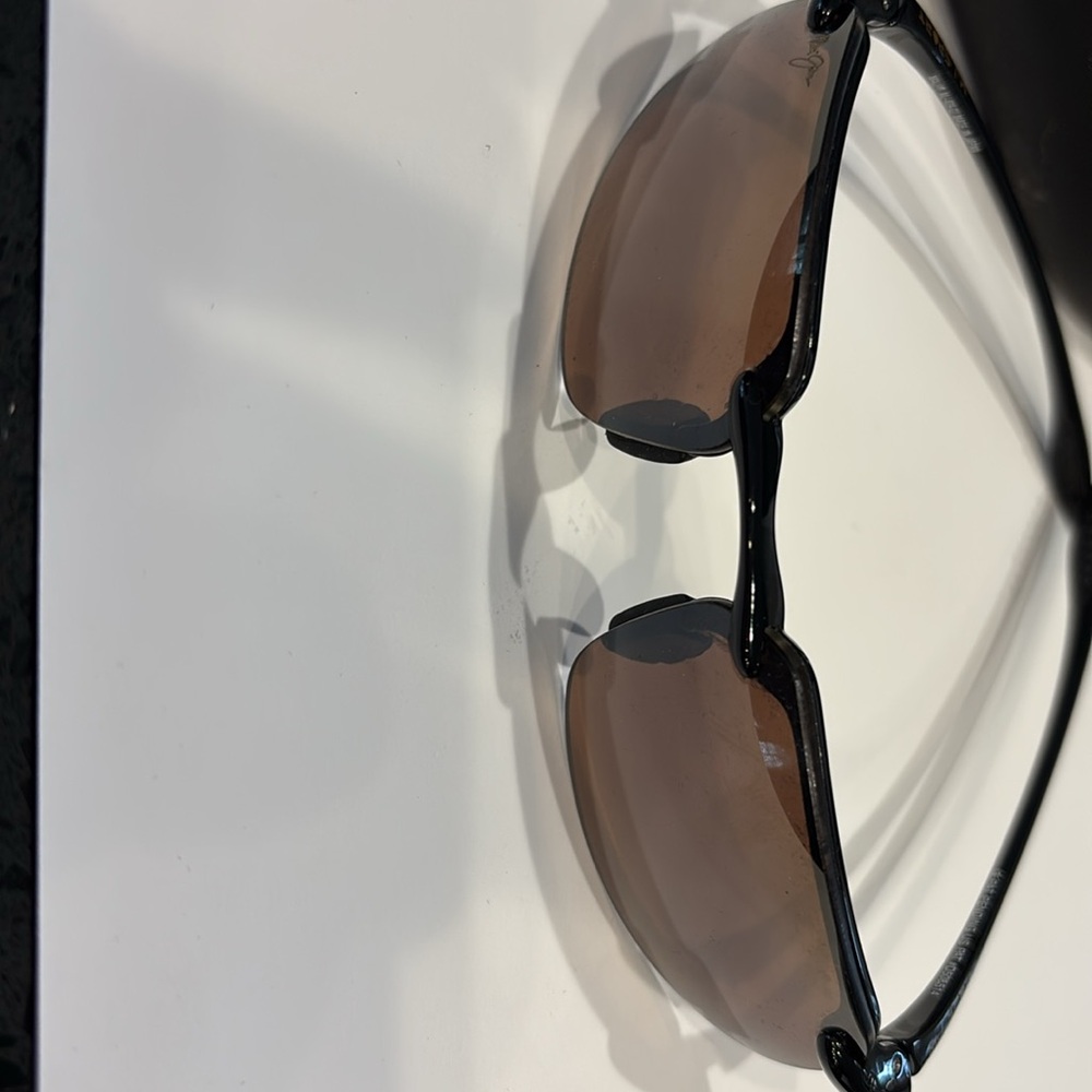 Maui Jim Black and Brown Men's Sunglasses